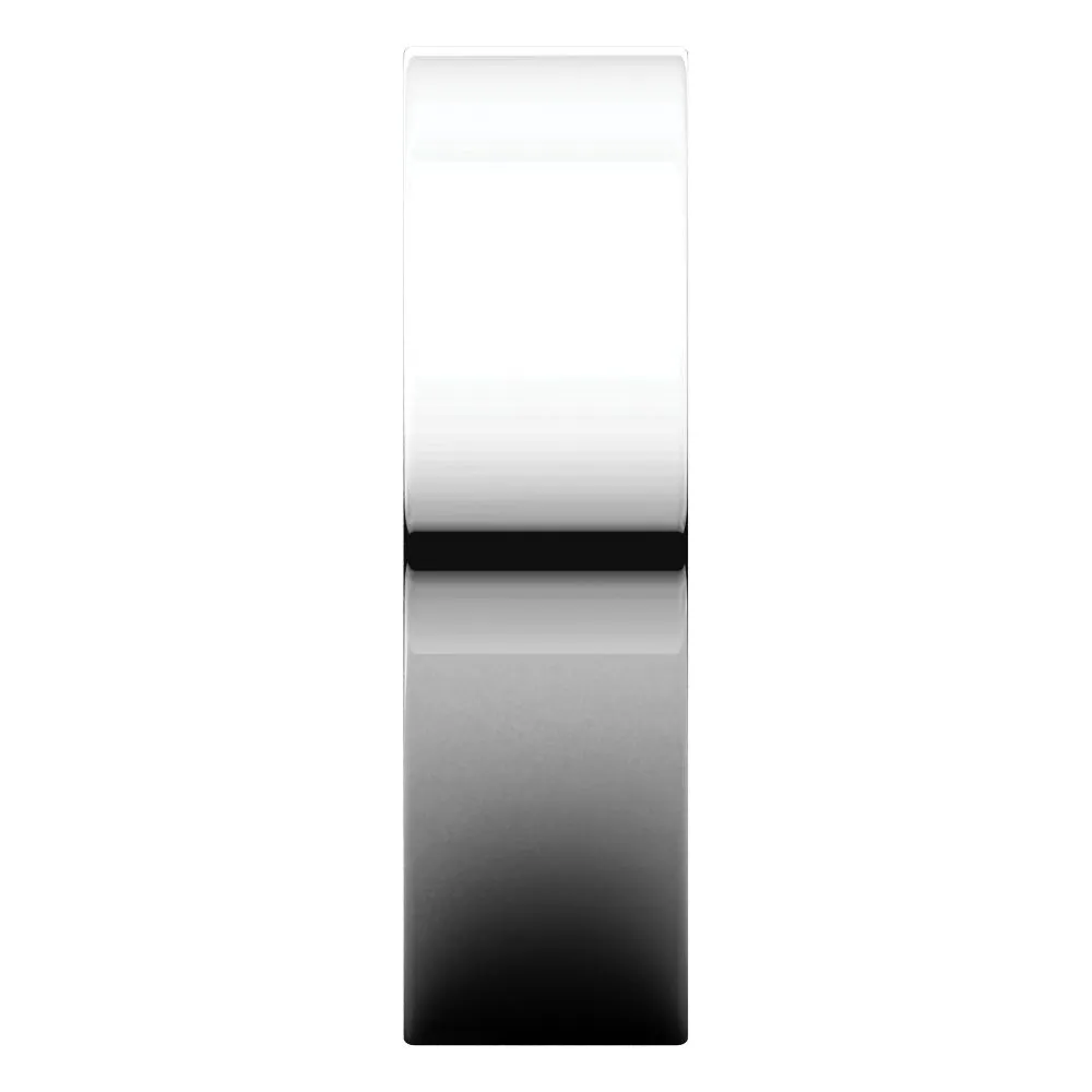 Platinum 6mm Flat Comfort Fit Band, Size 11