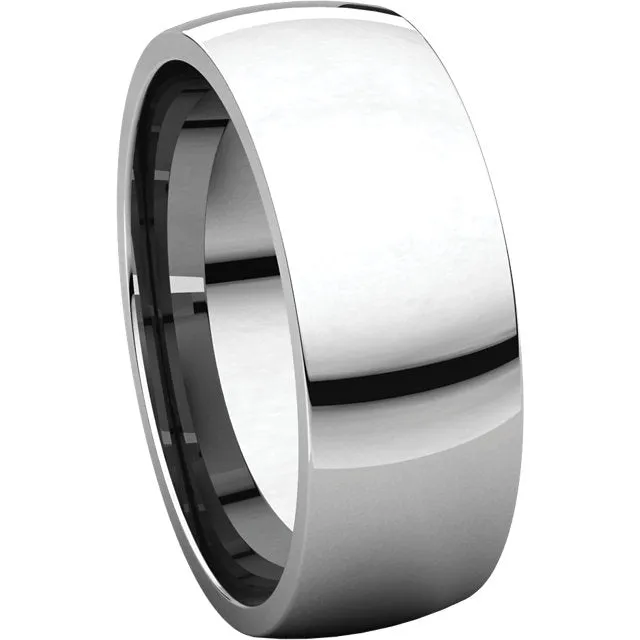 Platinum 7mm Light Comfort Fit Band, Size 11