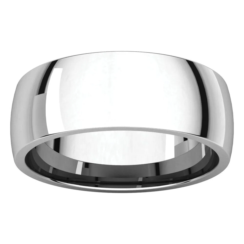 Platinum 7mm Light Comfort Fit Band, Size 11