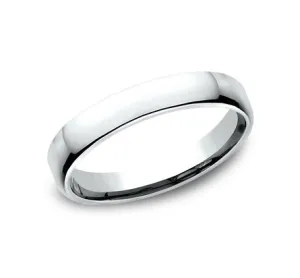 Platinum Euro Dome Comfort Fit 3.5 Wedding Band Ring