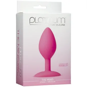 Platinum Premium Silicone - the Mini's - Spade Medium - Pink