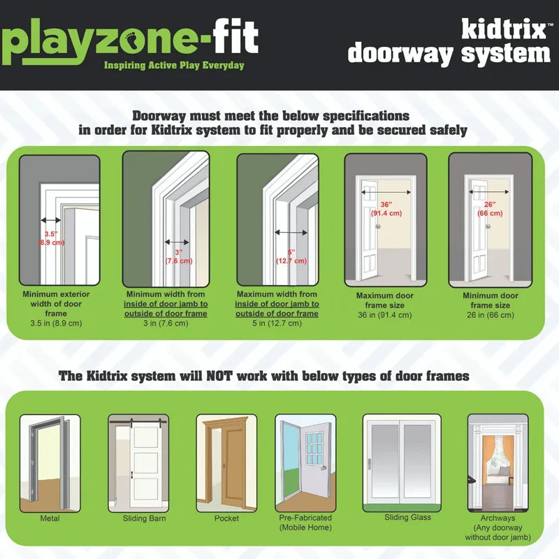 Playzone-Fit Kidtrix Doorway Swing