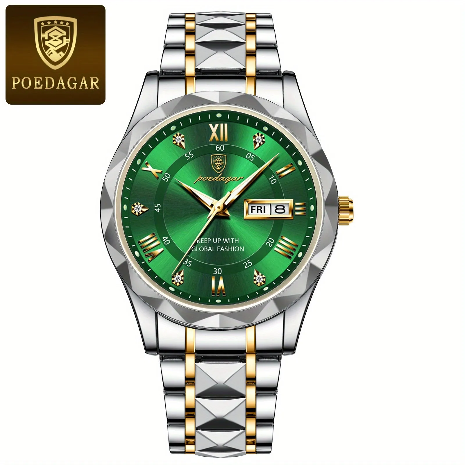 POEDAGAR Luxury Mens Quartz Watch