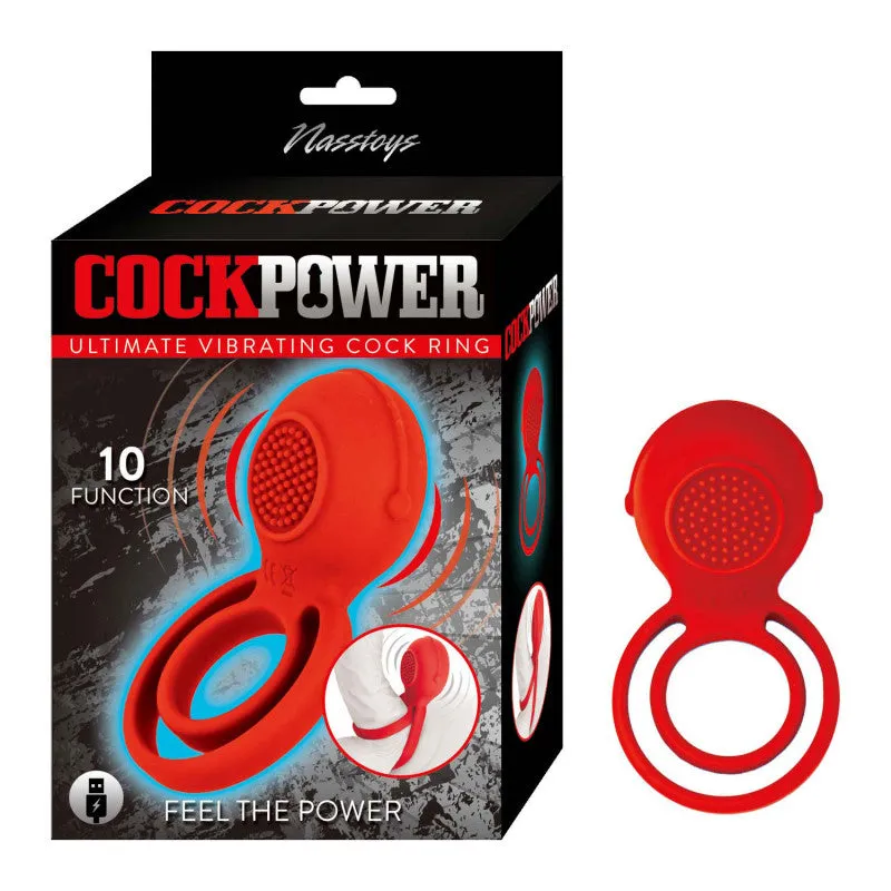 power Ultimate Vibrating ring - Red