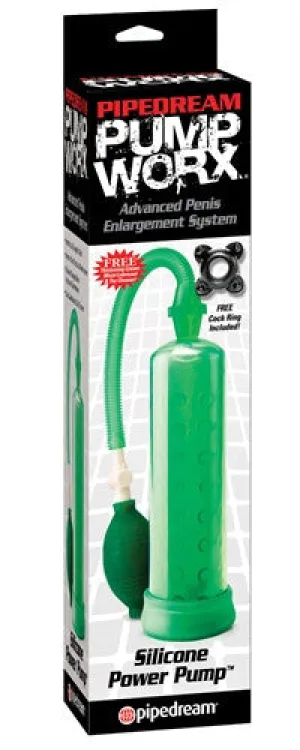 Pump Worx Silicone Power Pump Green