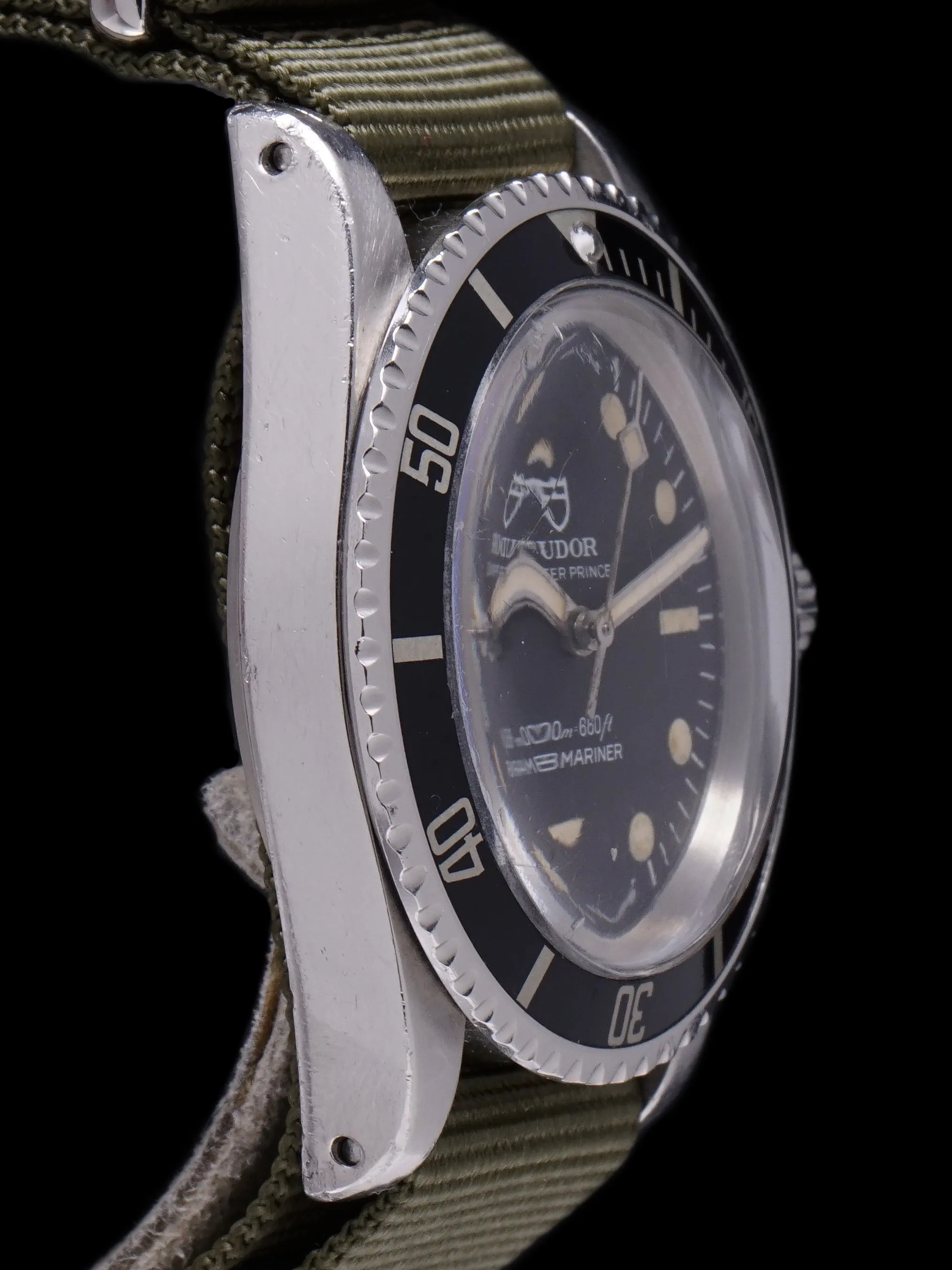 ***RARE*** 1978 R.C.N Tudor Submariner (Ref. 9401/0) "Hybrid Snowflake"
