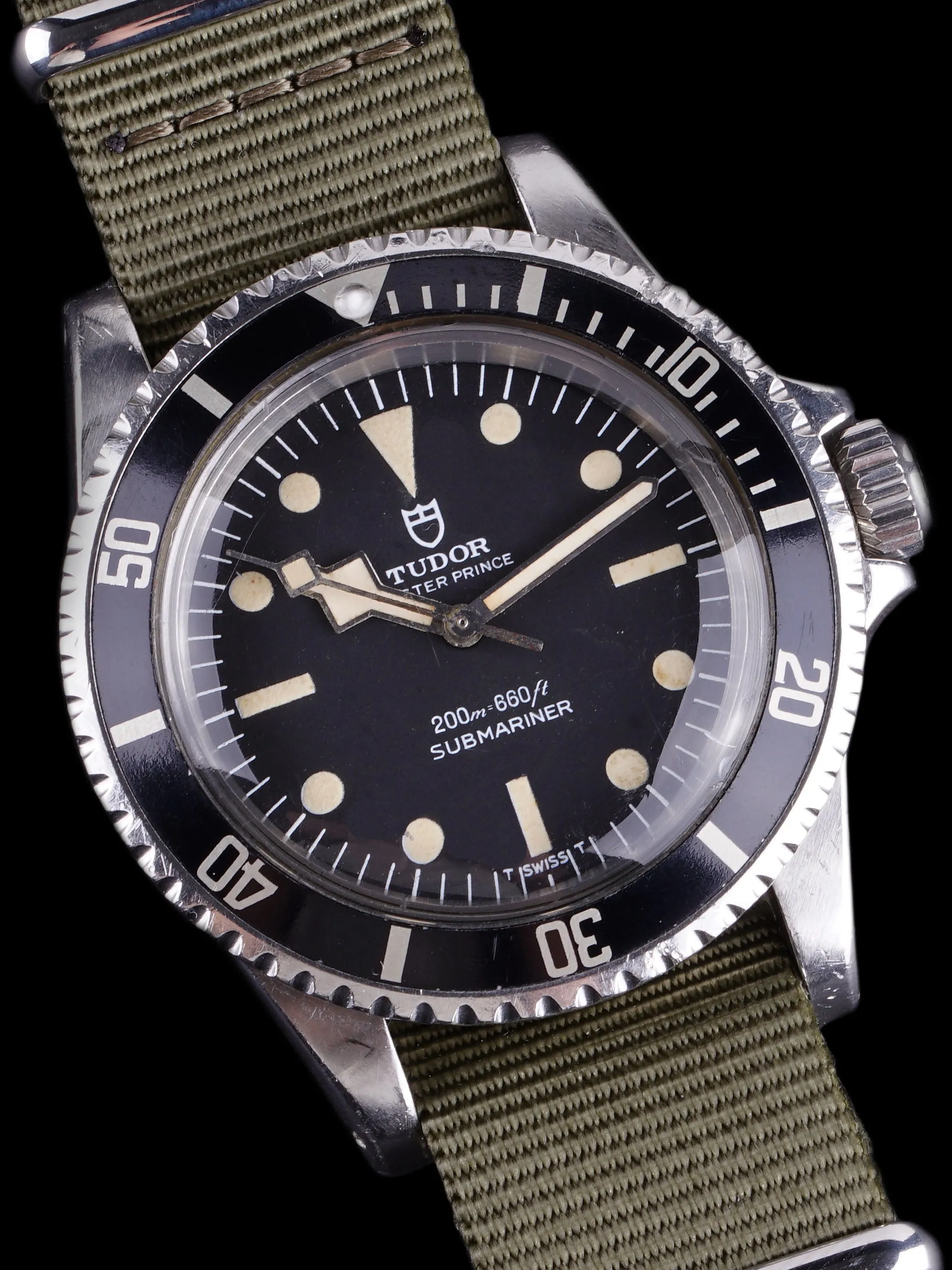 ***RARE*** 1978 R.C.N Tudor Submariner (Ref. 9401/0) "Hybrid Snowflake"