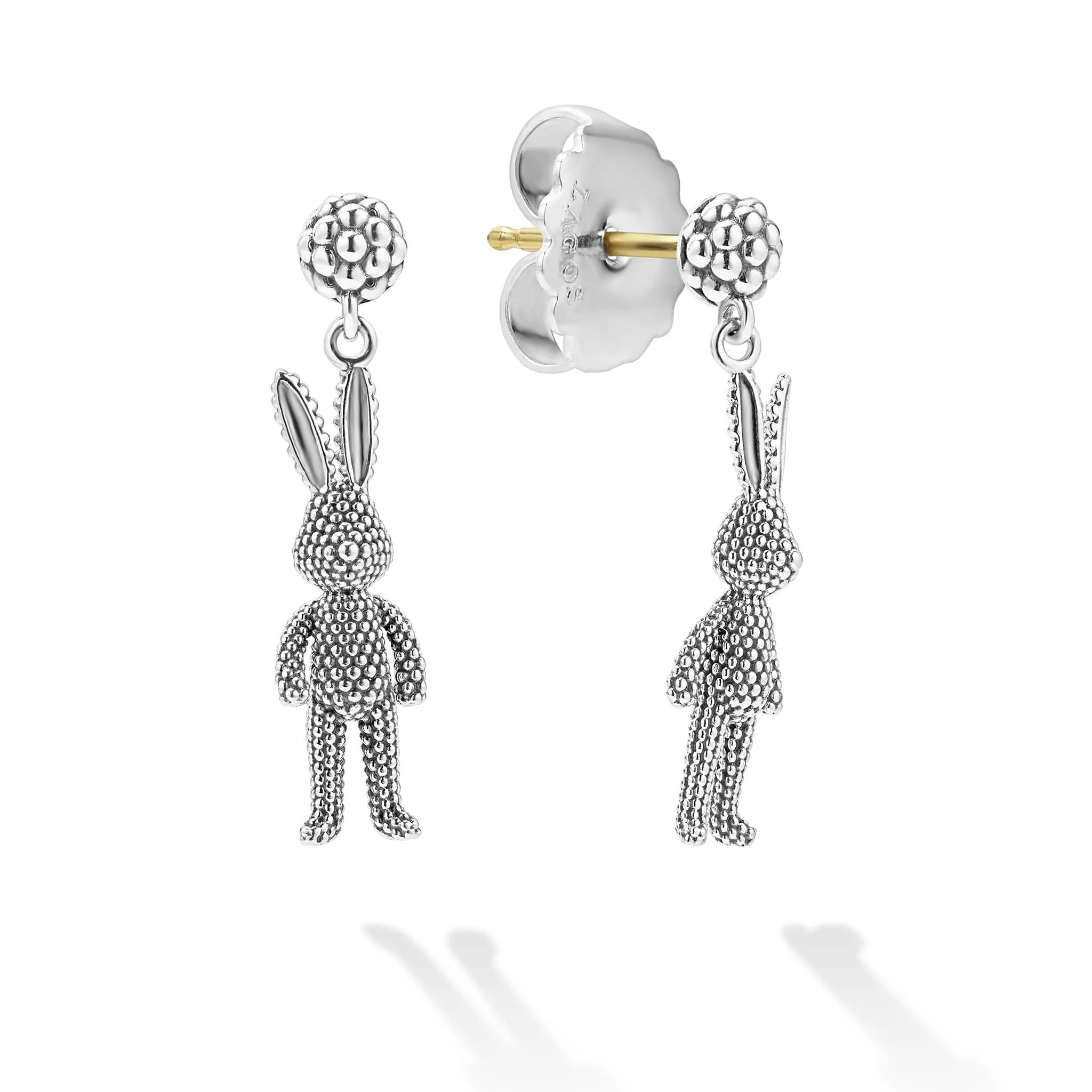 Rare Wonders Petite Silver Karat Drop Earrings