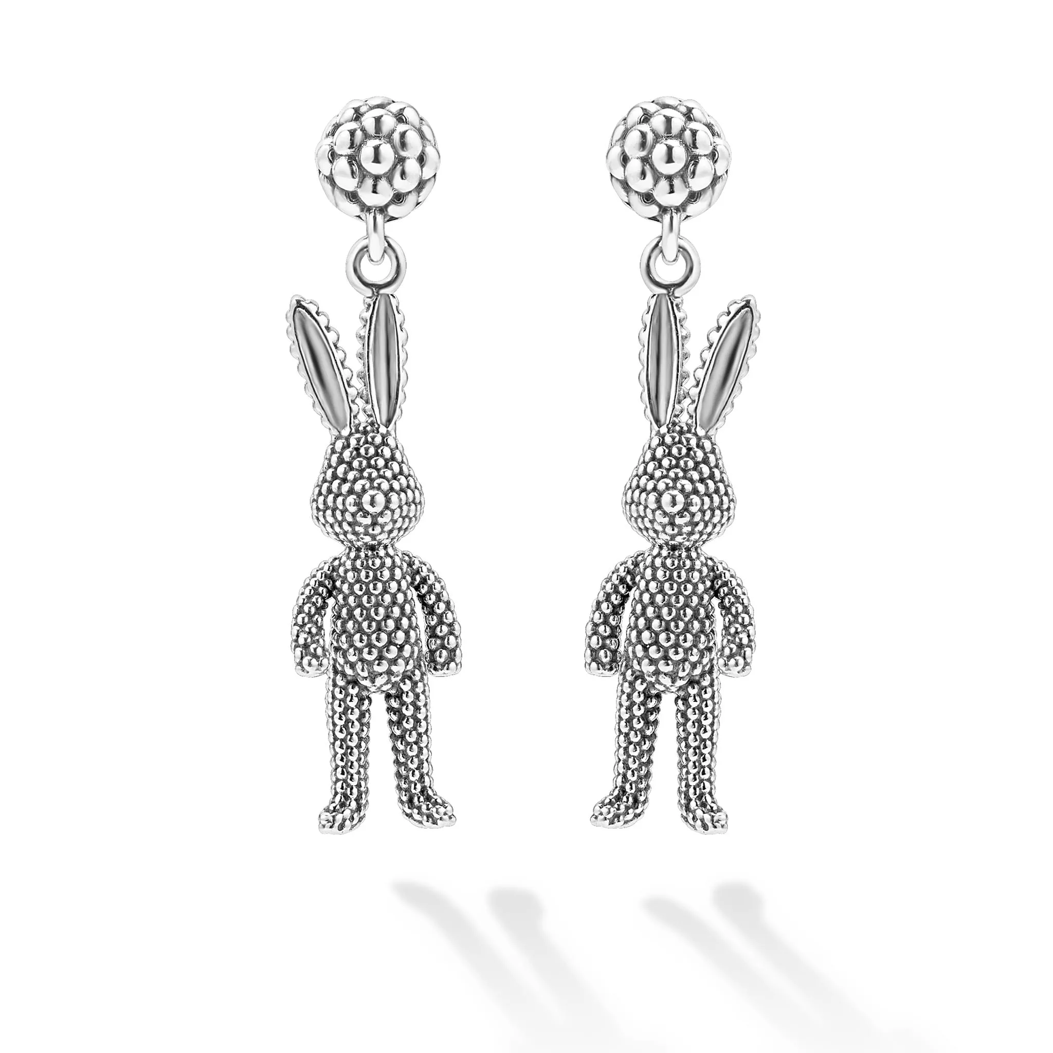 Rare Wonders Petite Silver Karat Drop Earrings