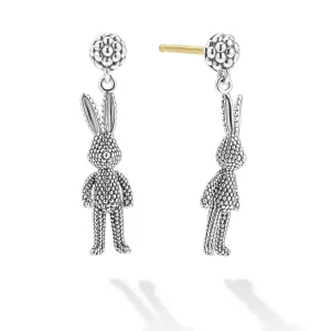 Rare Wonders Petite Silver Karat Drop Earrings