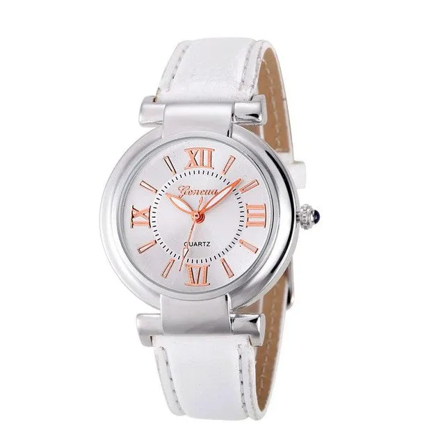 Relogio feminino 2017 Geneva Dress Watch