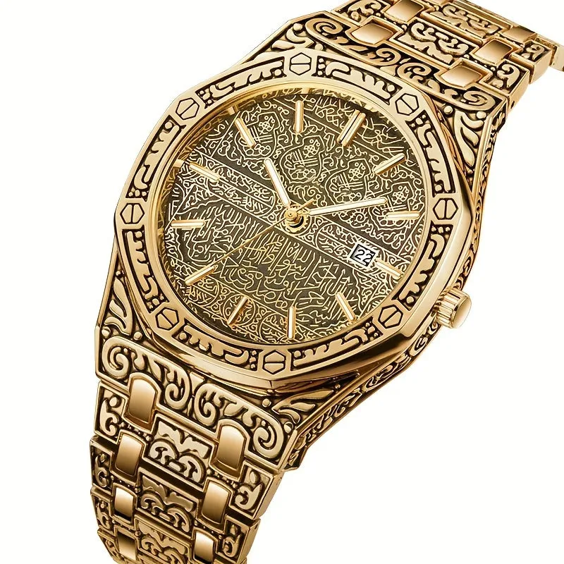 Retro Polygonal Steel Business Watch