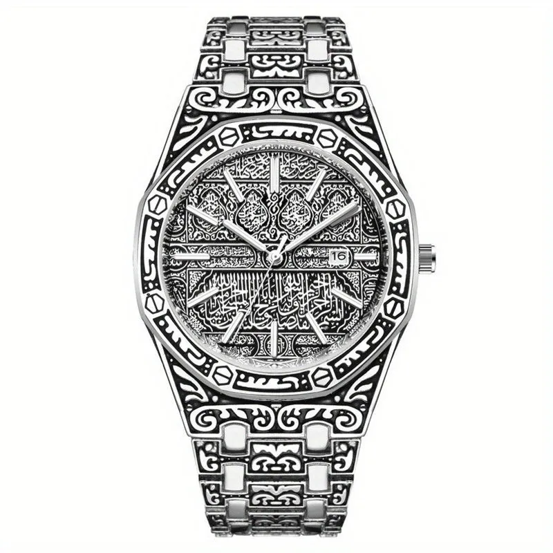 Retro Polygonal Steel Business Watch