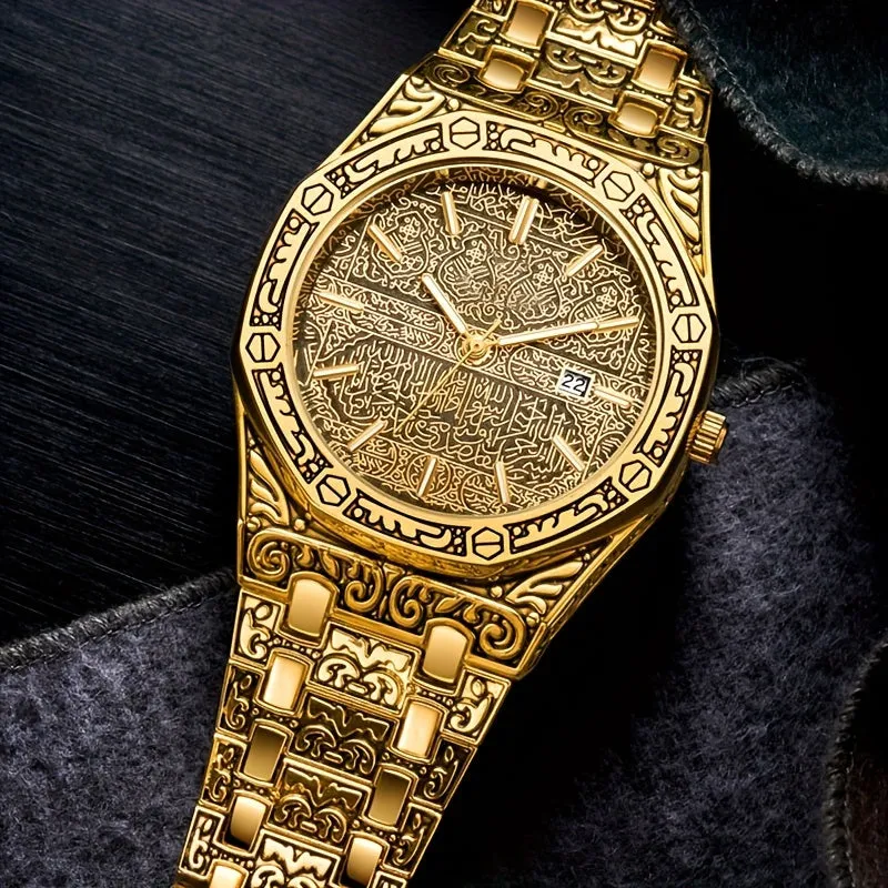 Retro Polygonal Steel Business Watch