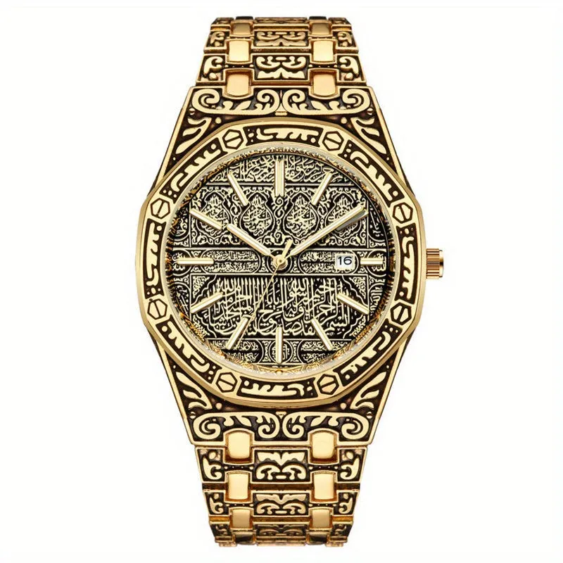 Retro Polygonal Steel Business Watch