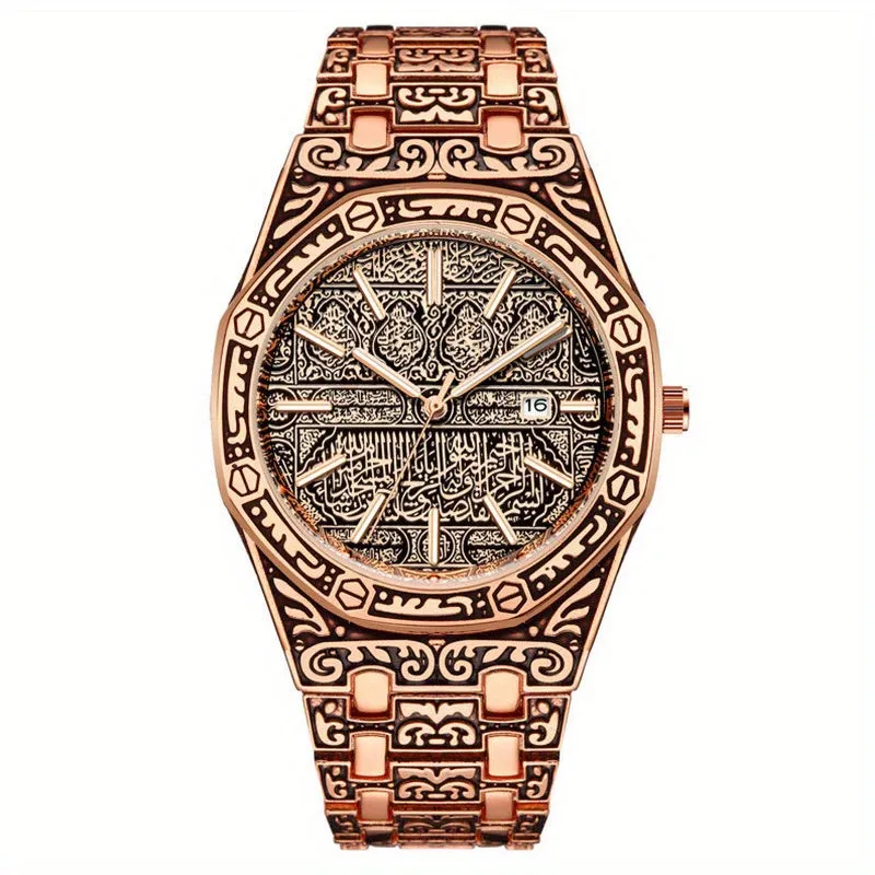 Retro Polygonal Steel Business Watch