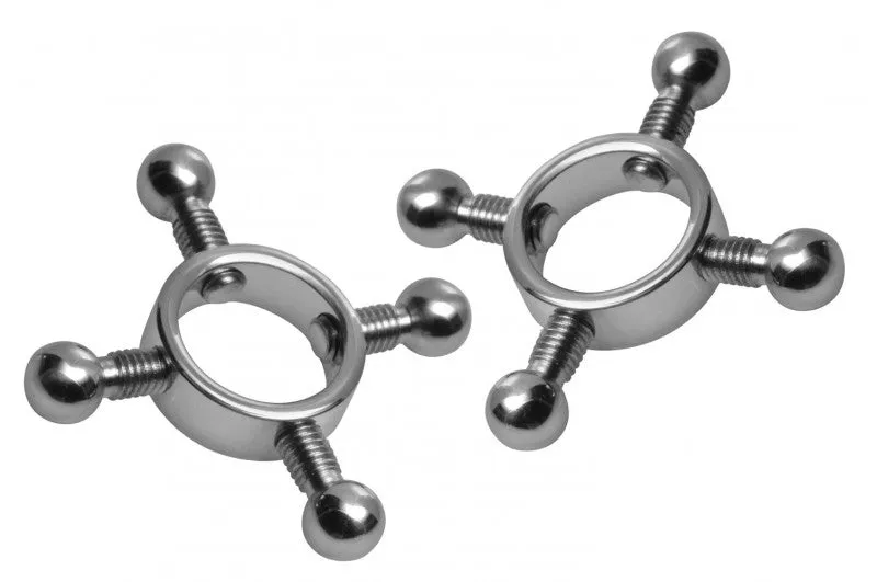 Rings of Fire Stainless Steel Nipple Press Set