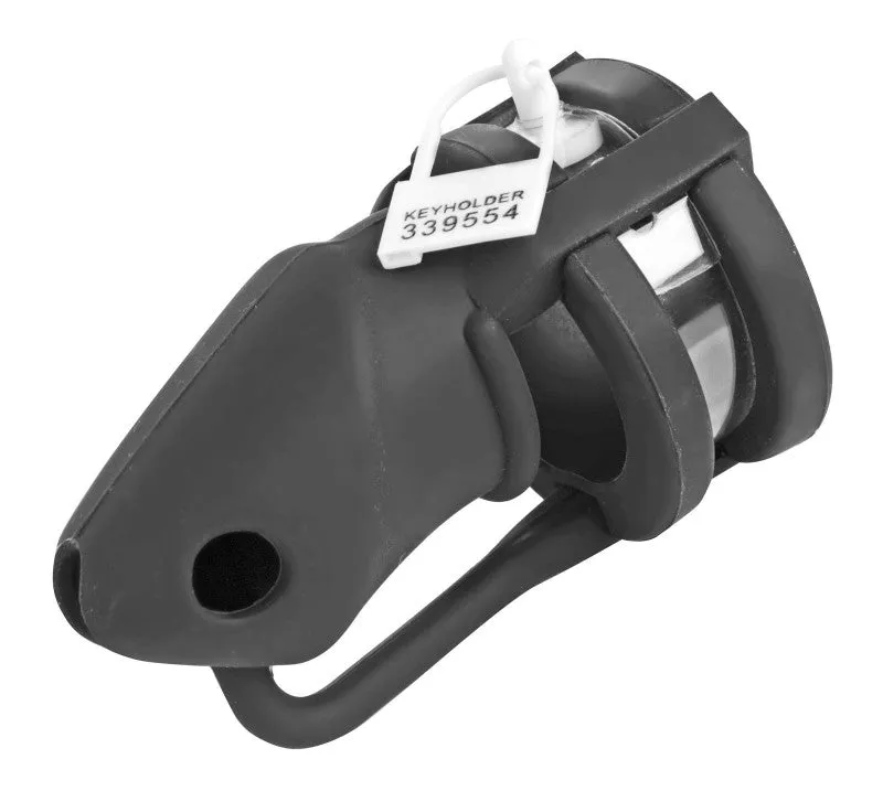 Sados Shadow Locking Silicone Male Chastity Device
