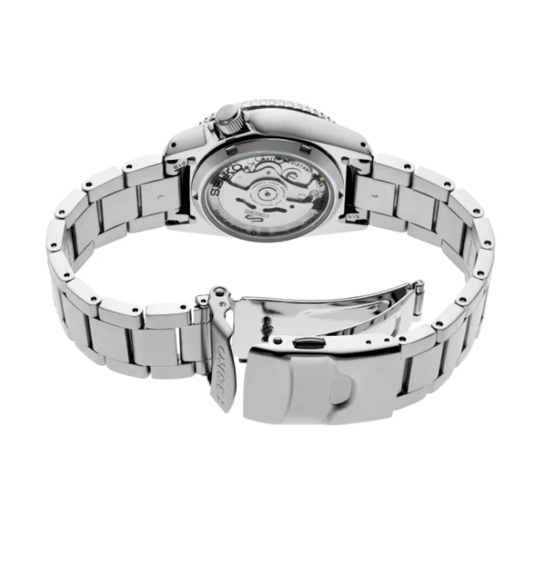 Seiko 5 Sports SRPK33 10 ATM Water Resistant 38.0mm Vibrant Green Dial Automatic Men's Watch