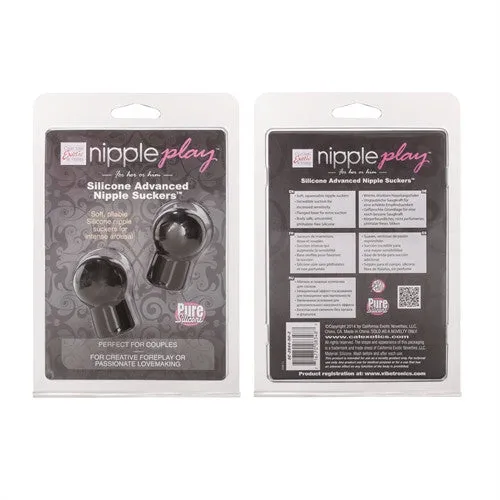 Silicone Advanced Nipple Suckers - Black