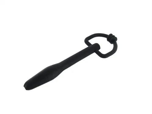 Silicone Cum-Thru D-Ring Penis Plug