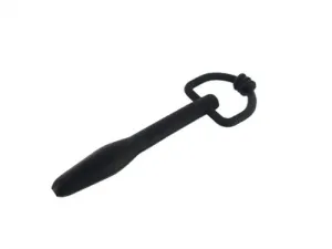 Silicone Cum-Thru D-Ring Penis Plug