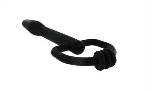 Silicone Cum-Thru D-Ring Penis Plug