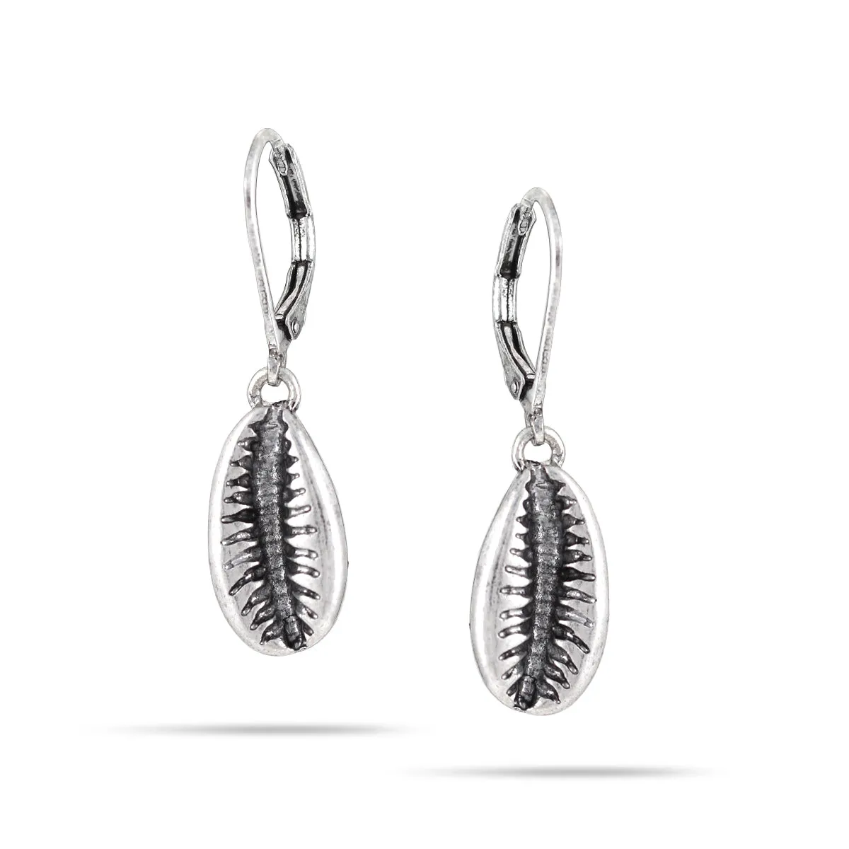SILVER DROP  EARRINGS #HNE86437SLOX (RD1)