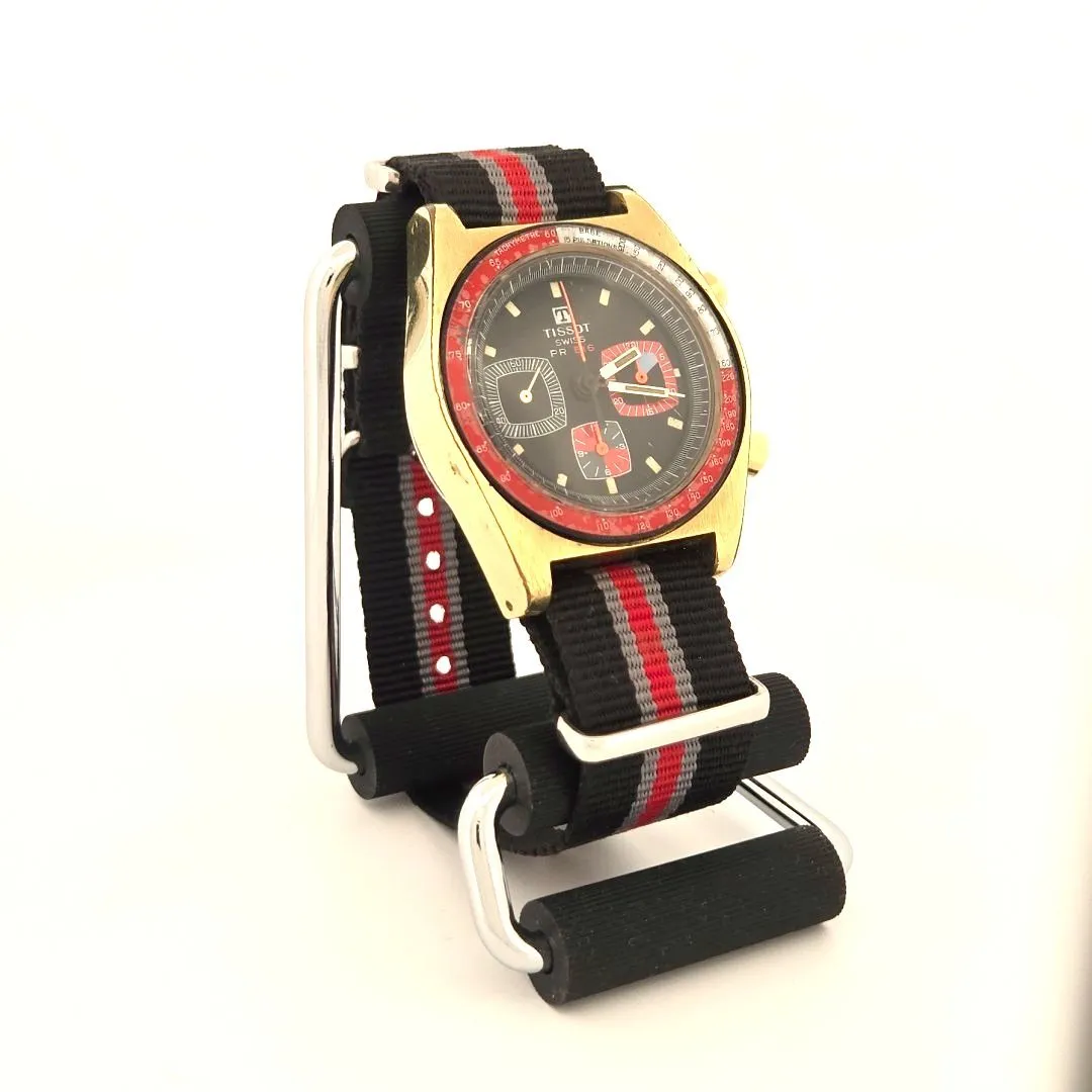 Sold Serviced Vintage TISSOT PR 516 Chronograph Lemania 873 Gold Plated 861 CH27