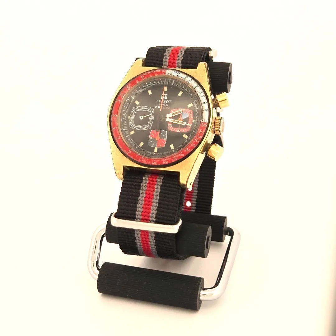 Sold Serviced Vintage TISSOT PR 516 Chronograph Lemania 873 Gold Plated 861 CH27