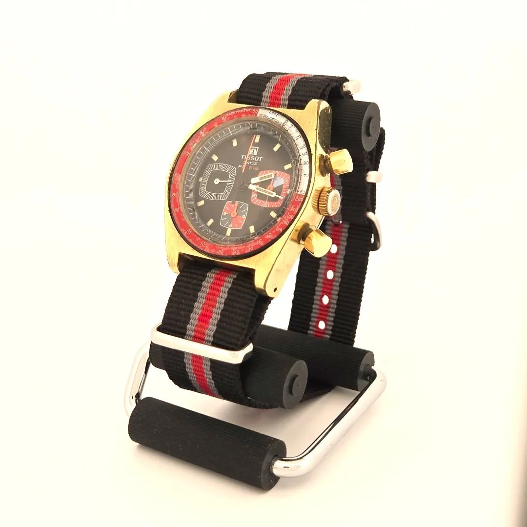 Sold Serviced Vintage TISSOT PR 516 Chronograph Lemania 873 Gold Plated 861 CH27