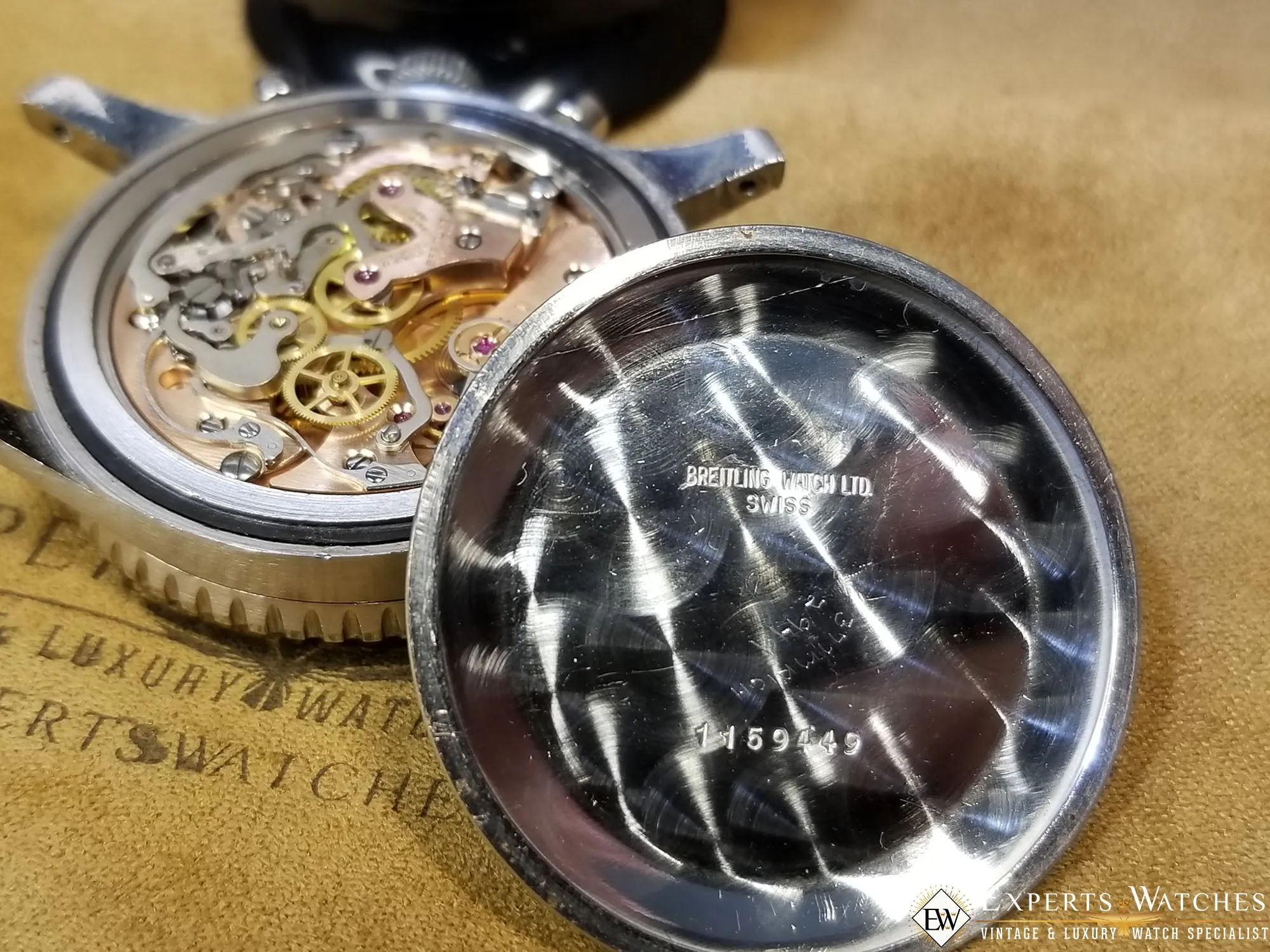 Sold!!! Vintage Serviced 1967 Breitling 806  Navitimer Watch AOPA Panda Dial Pilot CPO