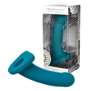 Sportsheets Nexus - Lennox - 8 Inches Hollow Vibrating Silicone Dildo - Emerald
