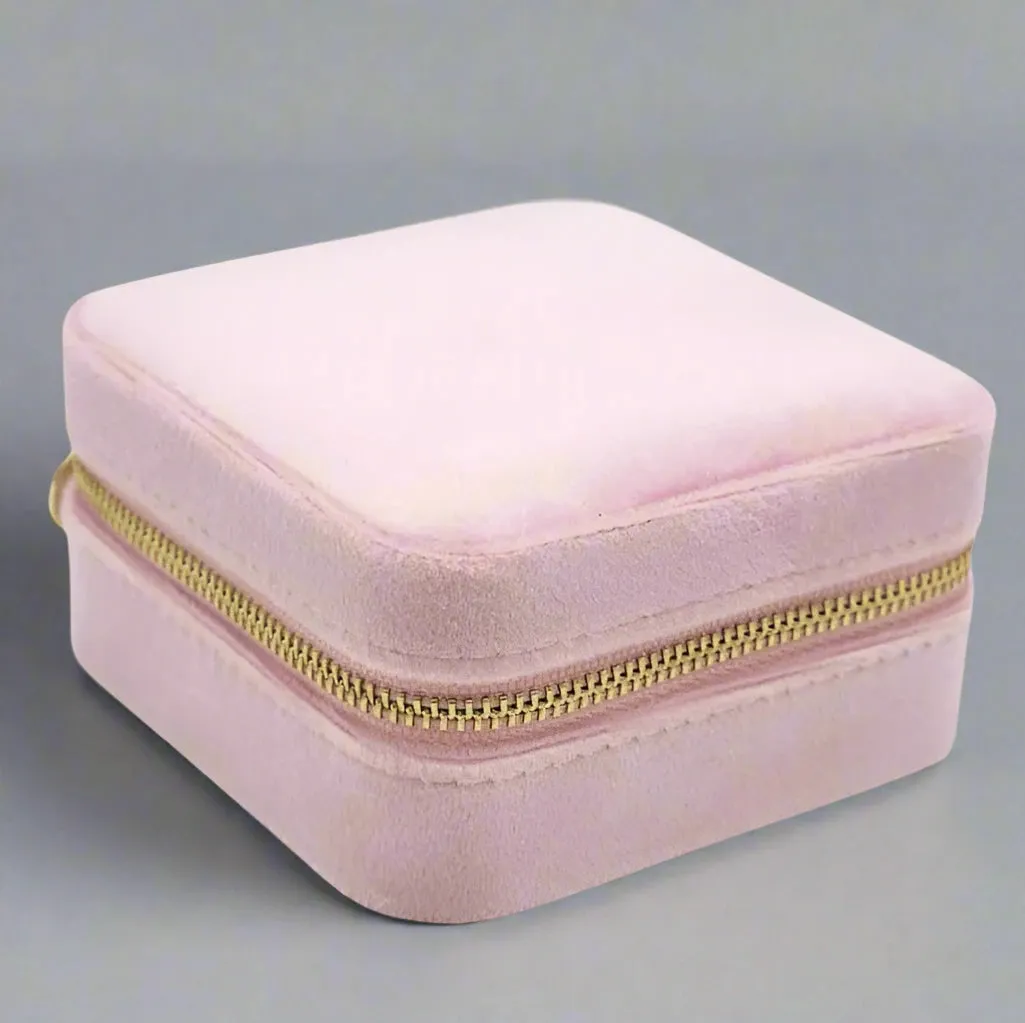 Square Jewellery Case by Zjoosh - pink