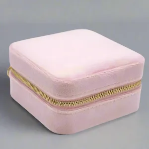 Square Jewellery Case by Zjoosh - pink