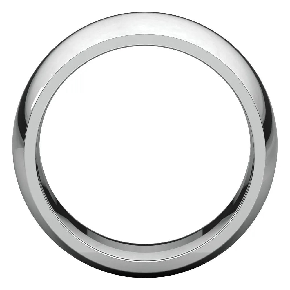 Sterling Silver 10mm Comfort Fit Band, Size 9.5
