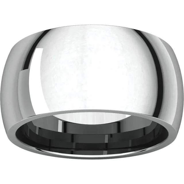 Sterling Silver 12mm Comfort Fit Band, Size 5
