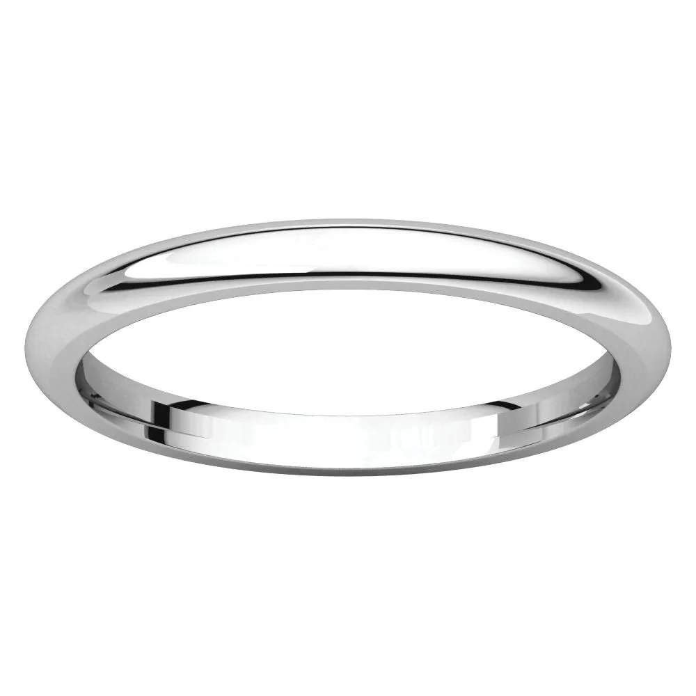 Sterling Silver 2mm Comfort Fit Band, Size 11