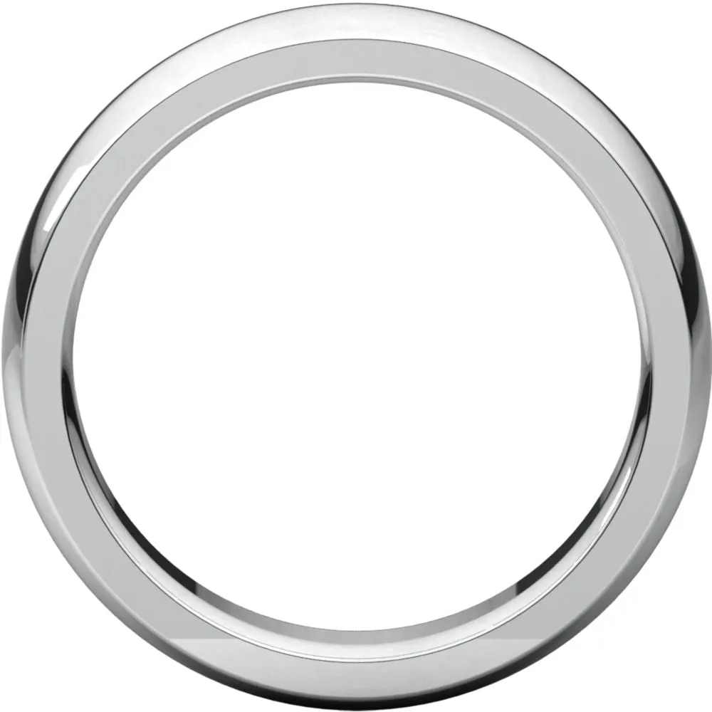 Sterling Silver 6mm Heavy Comfort Fit Band, Size 9