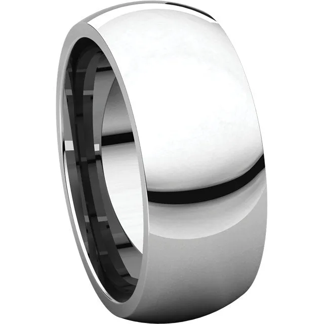 Sterling Silver 7mm Comfort Fit Band, Size 9