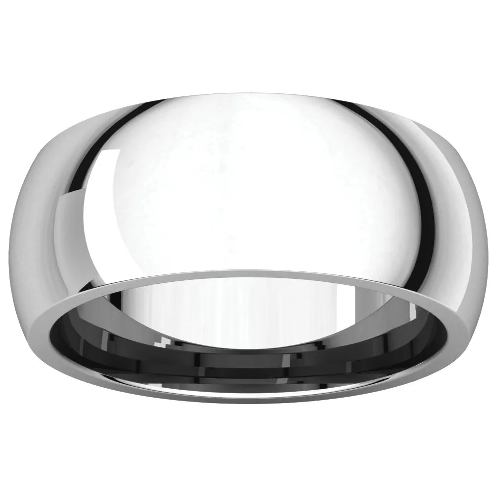 Sterling Silver 7mm Comfort Fit Band, Size 9