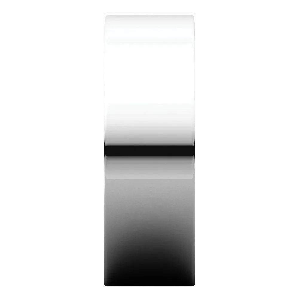Sterling Silver 7mm Flat Comfort Fit Band, Size 11