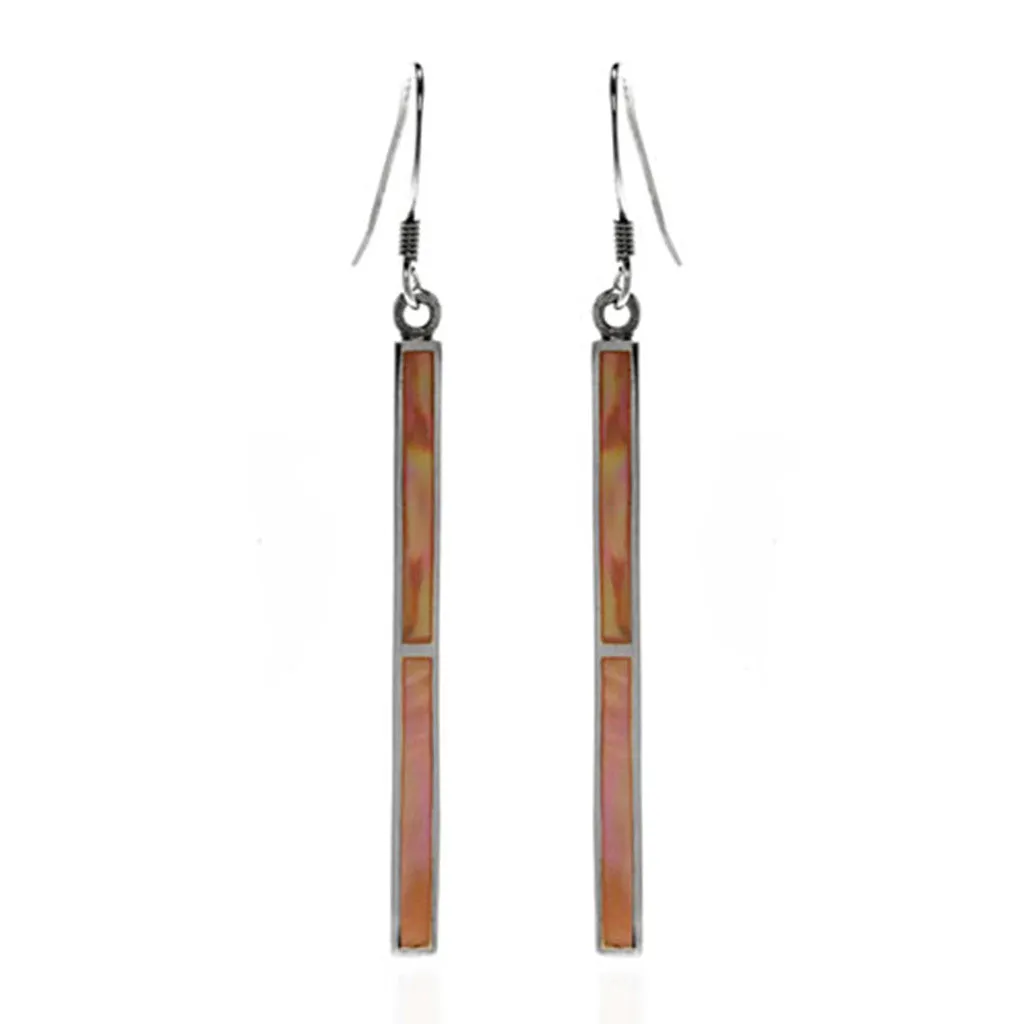 Sterling Silver Pink Earrings