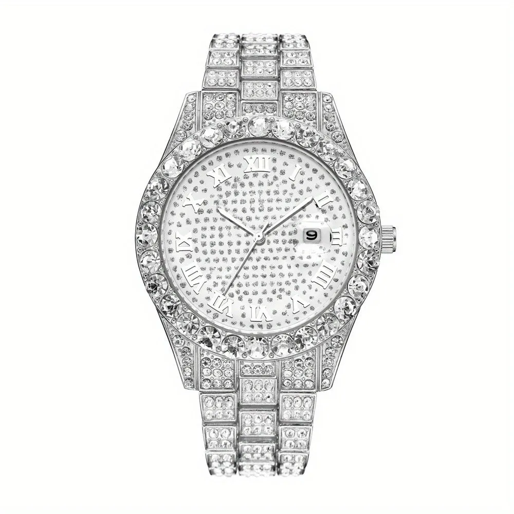 Stylish HipHop Mens WatchBracelet Combo