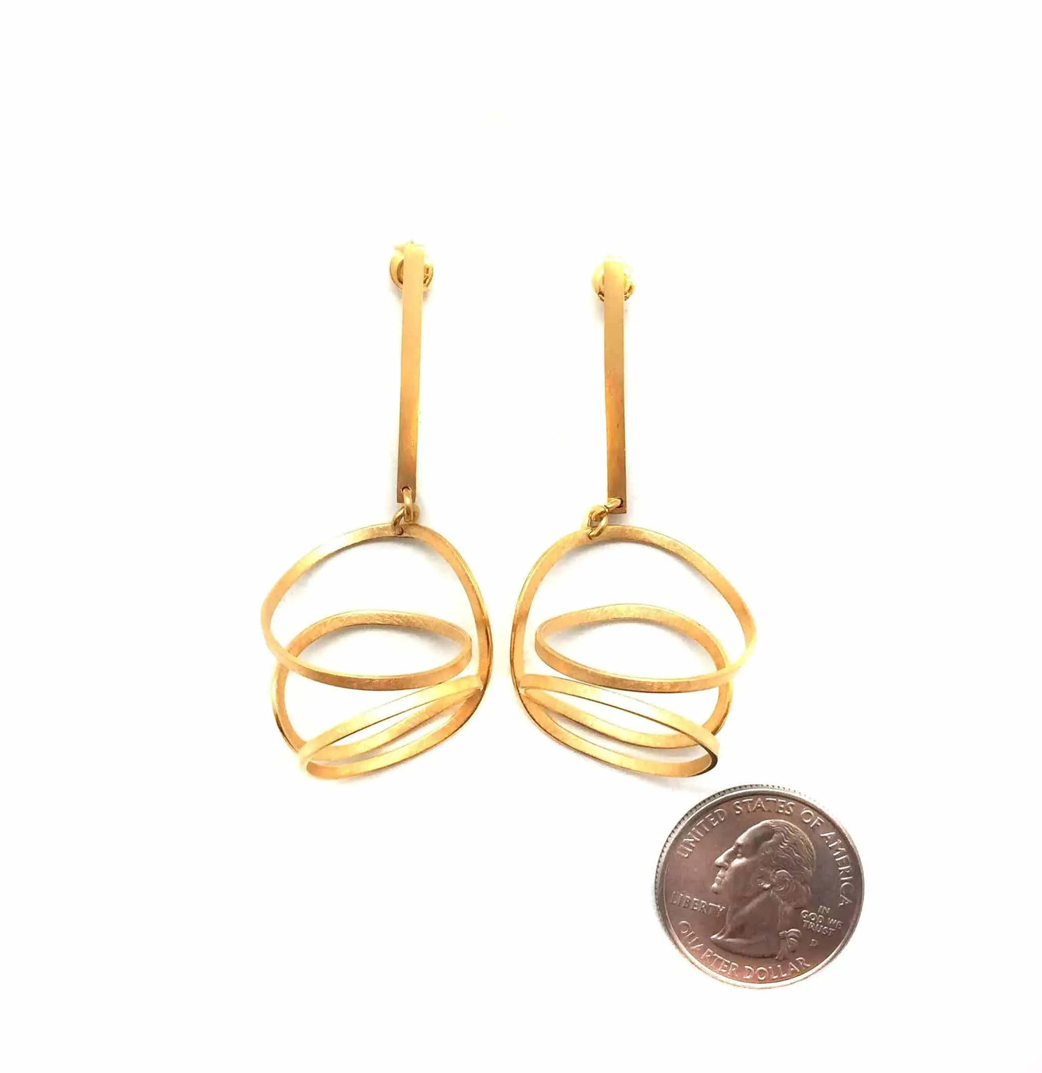 Swirl Drop Earrings