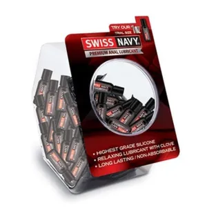 Swiss Navy Anal 1oz Fishbowl 50pcs *
