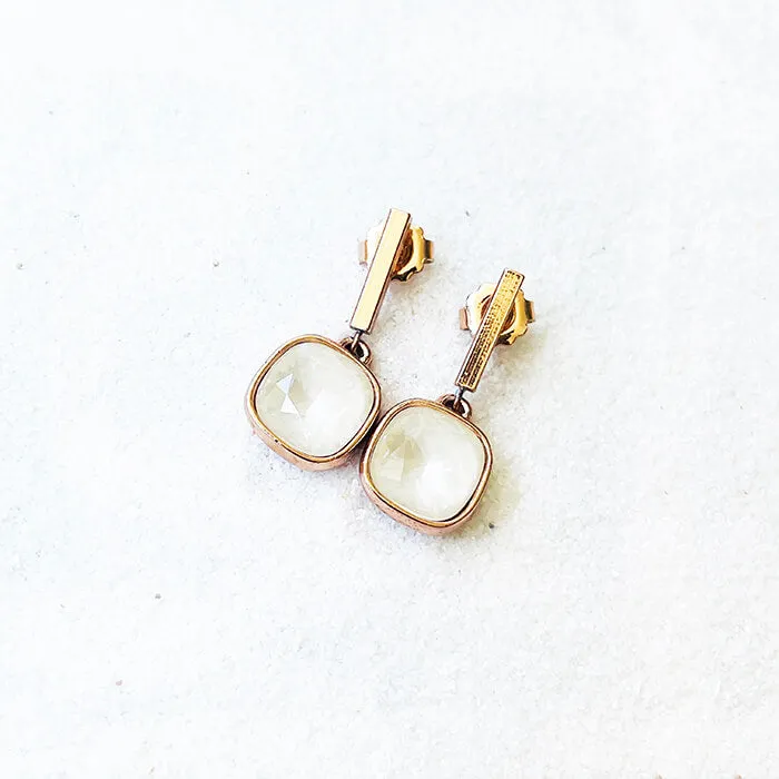 Syrus Swarovski drop earrings