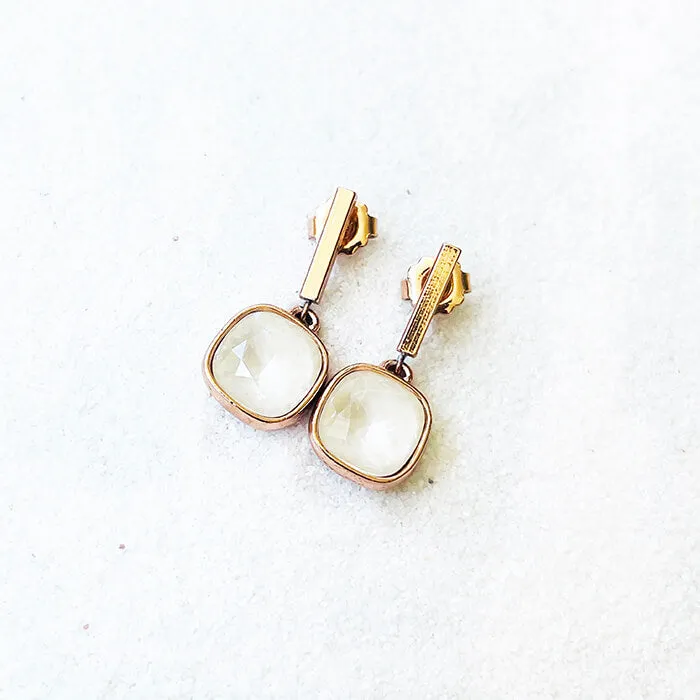 Syrus Swarovski drop earrings