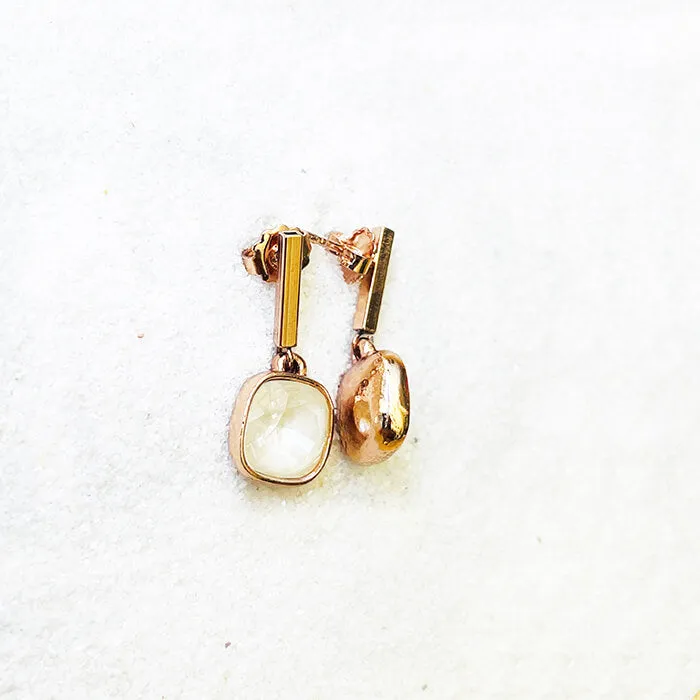 Syrus Swarovski drop earrings