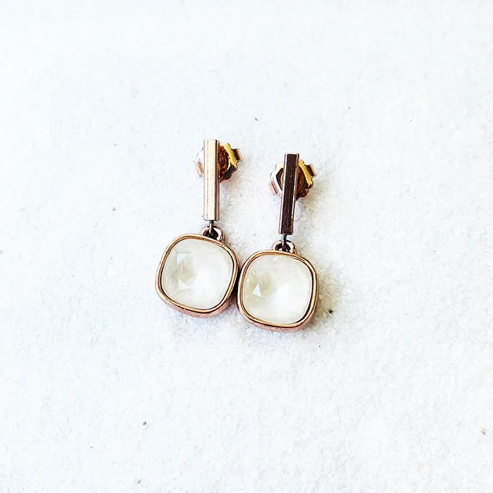 Syrus Swarovski drop earrings
